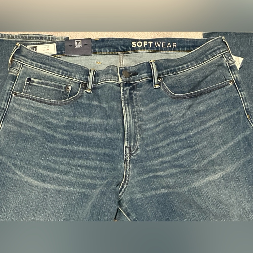 Gap Softwear Slim Jean 38x36 - Picture 7 of 8